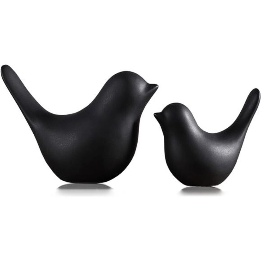 Small Animal Statues Home Decor Modern Style Black Decorative Ornaments